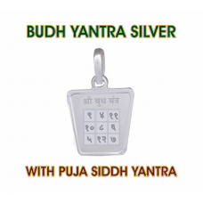 Budh Silver Yantra With Puja